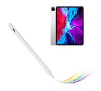 Penna stilo capacitiva attiva per iPad Pro da 12,9", 5a/4a generazione, compatibile con Apple iPad Pro da 12,9" di 5a/4a generazione, buona per disegnare e scrivere penna ricaricabile di tipo C