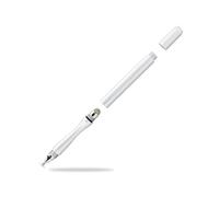 Penna stilo compatibile con touch screen capacitivo, senza latenza, comoda, sensibile, portatile, per smartphone, colore: argento
