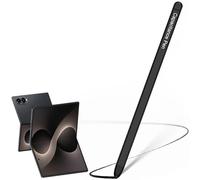 Penna stilo di ricambio per Samsung Galaxy Z Fold8 Ultra Fold Edition, penne sottili con corpo in metallo, punta in silicone per Fold 8 touch screen, S Pen per tablet Galaxy-Nero