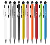 Penna stilo, Isoul penne stilo capacitive per touchscreen di smartphone, penna a sfera ibrida 2-in-1 con pennino per touchscreen per iPhone, iPad Mini, Pro, Galaxy, Note, tablet, Nexus, Nokia, Blackberry.
