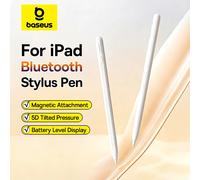 Penna Stilo Magnetica Baseus per Apple Pencil, Connessione Bluetooth per iPad Pro Air Mini, Rilevamento Inclinazione e Pressione, Penna per Tablet con Funzione Palm Rejection