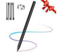 Penna stilo magnetica con gomma - 4096 sensibilità alla pressione, rifiuto del palmo e supporto inclinabile per tablet, notebook digitali e utenti della penna stilo non richiede ricarica, 5 punte