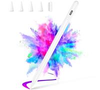 Penna stilo per Apple iPad 2024-2018, ricarica più veloce Apple Pencil per iPad, con sensibilità di inclinazione e rifiuto del palmo e magnetico, compatibile con iPad 10/9/8/7/6, Pad Air 3/4/5, Pro