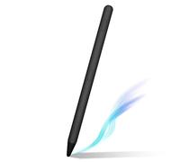 Penna stilo Per Apple iPad Penna stilo capacitiva con punta in silicone, ideale per prendere appunti e disegnare; magnete integrato per un fissaggio preciso e una comoda conservazione (Nero)