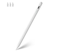 Penna stilo per Apple Pencil Tilt Sensitivity Palm Rejection per iPad A16 11a 10a 9a 8a 7a 6a generazione, iPad Air M3 M2 3a 4a 5a generazione, iPad Pro 11 5 pollici M4, iPad Mini A17 7 6 5 (bianco)
