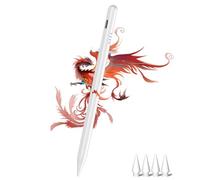 Penna stilo per iPad 10th&a16 - Ricarica rapida per iPad Pencil Palm Rejection Active Pen compatibile con (2018-2025) Apple iPad 6/7/8/9/10/11(A16), Pro 11"/12,9"/M4, Mini 5/6, Air 3/4/5/M2/M3 (bianco