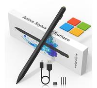 Penna Stilo per Microsoft Surface Pro 11/9/8/7/6/5/4/3, Surface Go 4/3/2, Surface Laptop/Studio/Book 4/3/2, Magnetica Penna Digitale Surface Pen con 4096 Pressione Inclinazione, Rifiuto del Palmo