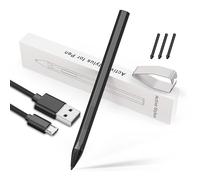Penna stilo per Microsoft Surface Pro 9/X/8/7/6/5/4/3, Surface Go/Go2/Go3, Book4/3/2, Surface Laptop/Studio (nero)