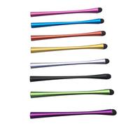 Penna Stilo per Smartphone e Tablet 8 Pezzi in Silicone e Metallo | Capacitiva per Schermi Touch, Corpo Flessibile Antiscivolo, Riduce Tocchi Errati e Non Graffia Colore Casuale