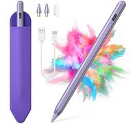 Penna stilo per touch screen iOS e Android, Active Pencil per Samsung, Smart Digital Stylus Pen per Lenovo/Huawei/Vivo/Mi e altri tablet, iPhone/Google Pixel Smart Phone Disegno e scrittura (viola)