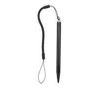 Penna stilo per touchscreen, penna touch screen, penna touch resistiva, corda a molla attaccata, resistente ai graffi per Pos, Pda, navigatori, Mp4, Mp5, blocco note, tablet, (Nero)