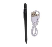 Penna stilo T3, matita digitale touch screen con punta in rame, punta sottile ultra fine da 1-2 mm per disegno e scrittura precisi, compatibile con tutti i tablet touch screen (Nera)
