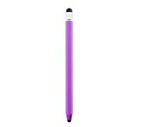 Penna Stilo Touch Screen a Doppia Punta Per il Disegno Del Tablet Penne Tattili Capacitive Dello Schermo Capacitivo Del Tablet Del Tablet Dello Smartphone (Porpora)