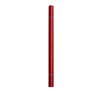 Penna stilo touch universale ， Sostituzione della penna 2 in 1 S con una penna a sfera, per la maggior parte dei telefoni cellulari e dispositivi touch screen Matita digitale (rosso)