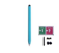 Penna Stilo Universale 2 in1 Penna Touch Screen per Tablet Samsung Tab Lg Htc Tomtom Pencil Capacitiva Penna per Disegno Tablet (Blu)