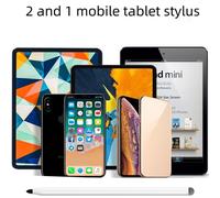 Penna stilo universale a doppia punta, S-Pen stilo attivo per touchscreen capacitivo, S-Pen Stylus Pencil per tablet, laptop e smartphone.