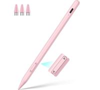 Penna stilo universale per iPhone, 2 x matita attiva a ricarica rapida, compatibile con iPhone, Apple, iPad Pro, Air Mini, Android, iWatch, tablet, tutti i touchscreen, rosa
