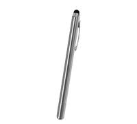 Penna stilo universale per touch screen, pennino capacitivo a punta fine, compatibile con la maggior parte degli smartphone e tablet, 8 opzioni di colore, stilo leggero di precisione (argento)