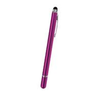 Penna stilo universale per touch screen, pennino capacitivo a punta fine, compatibile con la maggior parte degli smartphone e tablet, 8 opzioni di colore, stilo leggero di precisione (rosa)