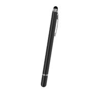 Penna stilo universale per touch screen, pennino capacitivo a punta fine, compatibile con la maggior parte degli smartphone e tablet, 8 opzioni di colore, pennino leggero di precisione (nero)