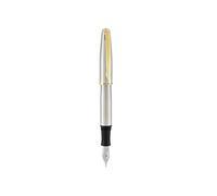 Penna stilografica Aldo Domani - punta M - fusto silver - Monteverde