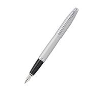 Penna stilografica Calais media con belle finiture accentate, presentata in una