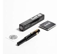 Penna stilografica classica Kaweco Sport Nera, pennino fine con clip ottagonale Kaweco Sport oro