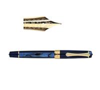 Penna stilografica con punta in metallo, impugnatura ergonomica, per scrittura a mano, calligrafia, pratica di prendere appunti, fare pratica