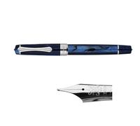 Penna stilografica con punta in metallo, impugnatura ergonomica, per scrittura a mano, calligrafia, pratica di prendere appunti, fare pratica