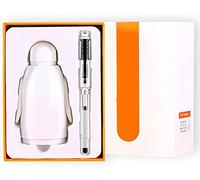 Penna stilografica con riempimento automatico, con inchiostro automatico per cancelleria per pittura calligrafica per forniture, forniture per ufficio Il regalo perfetto per gli amici (Blu Nero)