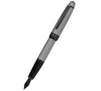 Penna stilografica Cross Bailey con pennino nero, cappucci a scatto sicuri, grig