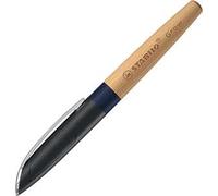 Climate-Neutral Fountain Pen - STABILO Grow - Pack of 1 - Blueberry Blue/Beech W