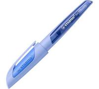 Stabilo EASYbuddy - Penna Stilografica Ergonomica per Bambini - Azzurro Nuvola - Punta Standard - Cartuccia Blu inclusa