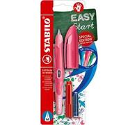 Stabilo EASYbirdy - Penna Stilografica Ergonomica - 3D Wildlife Edition - Rosa - per Destrimani - Punta Standard - Cartuccia Blu inclusa