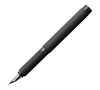 Penna Stilografica Essentio Aluminium Faber-Castell - Punta M - 148480 (Nero)
