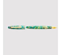 Penna stilografica Esterbrook Estie Regular size Sea Glass Gold Pennino Fine