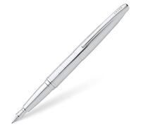 Penna stilografica fine Cross ATX in cromo puro con finitura super liscia, tappo