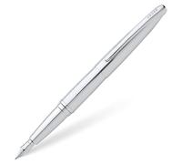 Penna stilografica fine Cross ATX in cromo puro con finitura super liscia, tappo