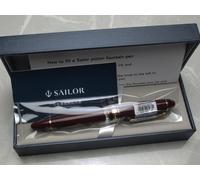 Penna stilografica giapponese Sailor 1911 Profit Realo Maroon 21K Medium-nib ...