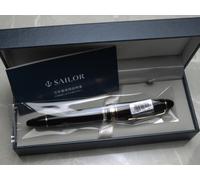 Penna stilografica giapponese Sailor 1911 Profit Realo nera 21K pennino...