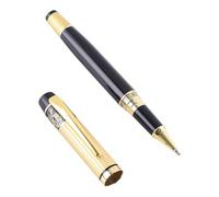 Penna stilografica in acciaio inossidabile con cartuccia d'inchiostro riempita a pistone per studenti Business Professional Calligrafia Pratica Business Office Penna stilografica