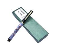 Penna stilografica in porcellana giapponese modello Sakura glicine viola...