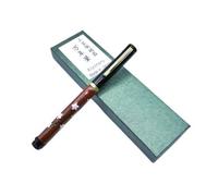 Penna stilografica in porcellana giapponese modello Sakura marrone...