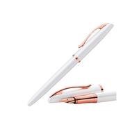 Pelikan Stilografica Jazz Noble Elegance Metallo Pearl Inchiostro Blu Clip Elastica Astuccio Regalo