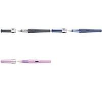 Penna stilografica Pelikan struttura Pelikano P480M fusto blu con struttura scanalata zona ergonomica soft grip - 1 pezzo (8245