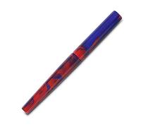 Penna stilografica Resina - Rosso/Blu