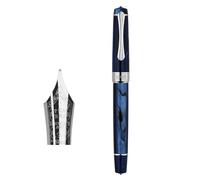 Penna stilografica riempita a pistone con punta in metallo impugnatura ergonomica per scrittura a mano calligrafia pratica prendere appunti prendere appunti fontana a pistone