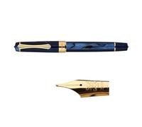 Penna stilografica riempita a pistone con punta in metallo impugnatura ergonomica per scrittura a mano calligrafia pratica nota presa fontana a pistone