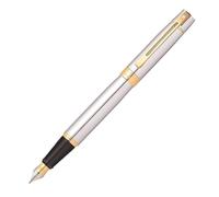 Penna stilografica Sheaffer 300 con cappuccio cromato e pennino in acciaio inoss