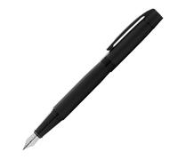 Penna stilografica Sheaffer 300 con clip iconica a fessura piatta nera opaca con